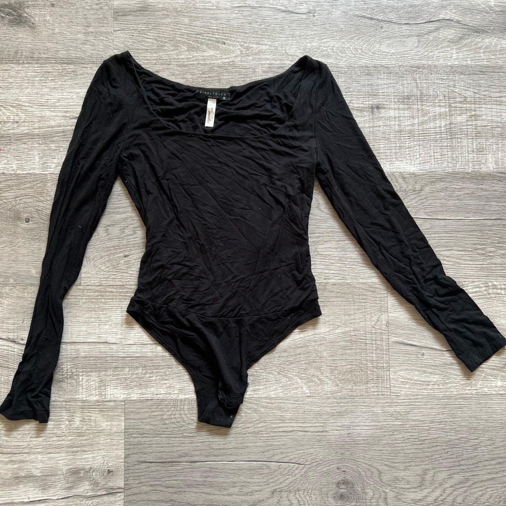 Raya Bodysuit in Black Small